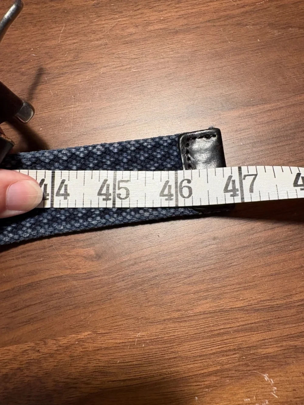 Tommy Bahama cloth and leather belt - size 44 (see pic)